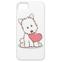 Amour Westie Étuis iPhone 5