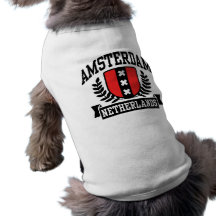 Amsterdam Tee-shirts Pour Chien