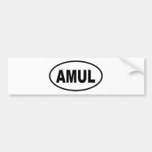 AMUL AUTOCOLLANT POUR VOITURE