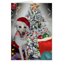 Amusement d'arbre de Noël de Labrador Cartes De Vœux