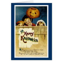 Amusement de Halloween Carte De Vœux