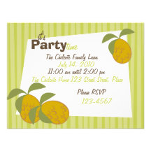 Ananas de partie invitations personnalisées