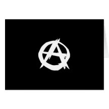 Anarchist, politische Flagge Kolumbiens Karte