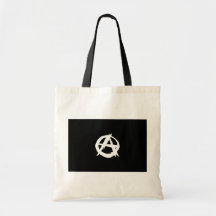 Anarchist, politische Flagge Kolumbiens Leinentasche