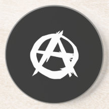 Anarchiste, drapeau politique de la Colombie Dessous De Verre