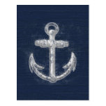 Ancre nautique vintage cartes postales