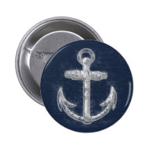 Ancre nautique vintage pin's