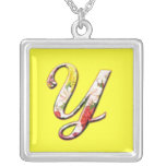 Anfangsy-Monogramm-Halskette