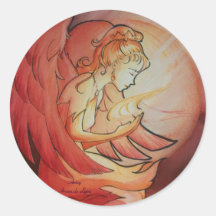 Ange de l'esprit autocollant