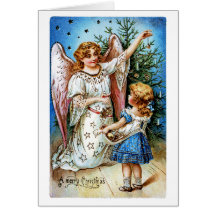Ange de Noël Carte De Vœux