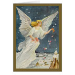 Ange personnalisable de Noël Carte