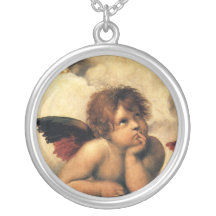 Anges de Sistine Madonna par Raphael Raffaello Pendentifs Personnalisés