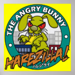 Angry Bunny Harezilla Poster