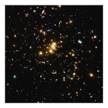 Anneau de matière foncée en Cl de groupe de galaxi Tirage Photo