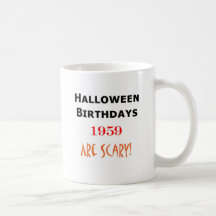anniversaire 1959 de Halloween Mug À Café