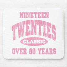 anniversaire de classique des années 1920 tapis de souris