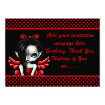 Anniversaire du bonbon 16 Invitation-rouge