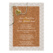 Anniversaire vintage de fiançailles de perle de la invitations personnalisées