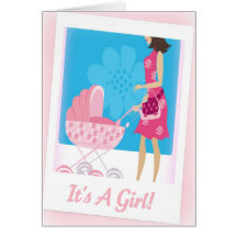 Annonces de naissance - c'est une fille cartes