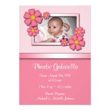Annonces de naissance de demoiselle de honneur faire-parts