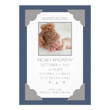 Annonces pour toujours encadrées de naissance de p invitations