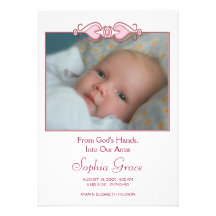 Annonces roses de naissance de cadre de coeur de b faire-part