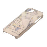Ansicht durch die Bäume durch Cezanne, Impressioni Etui Fürs iPhone 5