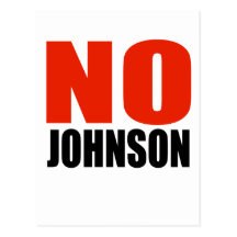 ANTI-JOHNSON POSTKARTEN