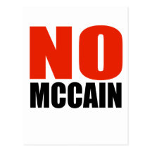 ANTI-MCCAIN POSTKARTE