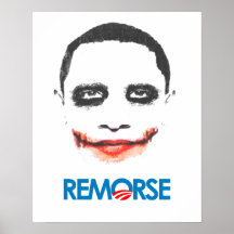 Anti-Obama-Autoaufkleber - Remorse Posterdrucke