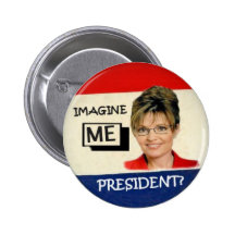 Anti-Palin Knopf Anstecknadel
