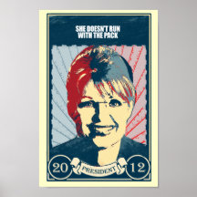 ANTI-PALIN - Sie läuft nicht mit dem Satz Poster