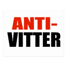 ANTI-VITTER POSTKARTE
