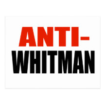 ANTI-WHITMAN POSTKARTE