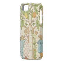 Antiker Druck: Kleinkind-Spiel "Orangen u. Zitrone iPhone 5 Etui