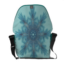 Apophysis-Eis-Blau-Fraktal Kurier Taschen
