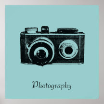 Appareil-photo vintage poster