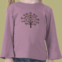 Appletree mit Blumen t-shirts