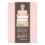 Apportez à un livre l'invitation douce de baby sho