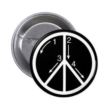 Apprenez la paix badge