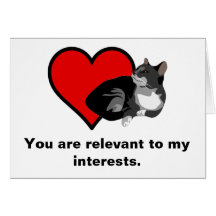 Approprié à ma carte de Valentine d'intérêts