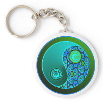 Aqua-Wirbel Yin Yang