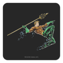Aquaman, das mit Stange losstürzt
