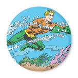 Aquaman Schläge durch Wasser magnete