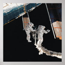 Arbeiten an Hubble Plakatdrucke