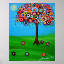 ARBRE ABSTRAIT DES AFFICHES DE LA VIE