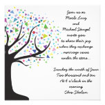 Arbre de faire-part de mariage de la vie