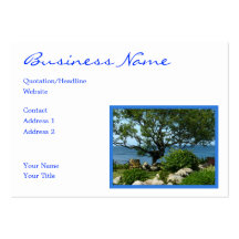 Arbre de jardin de mer modèles de cartes de visite