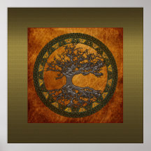 Arbre de la vie celtique posters