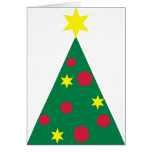 Arbre de Noël Carte De Vœux